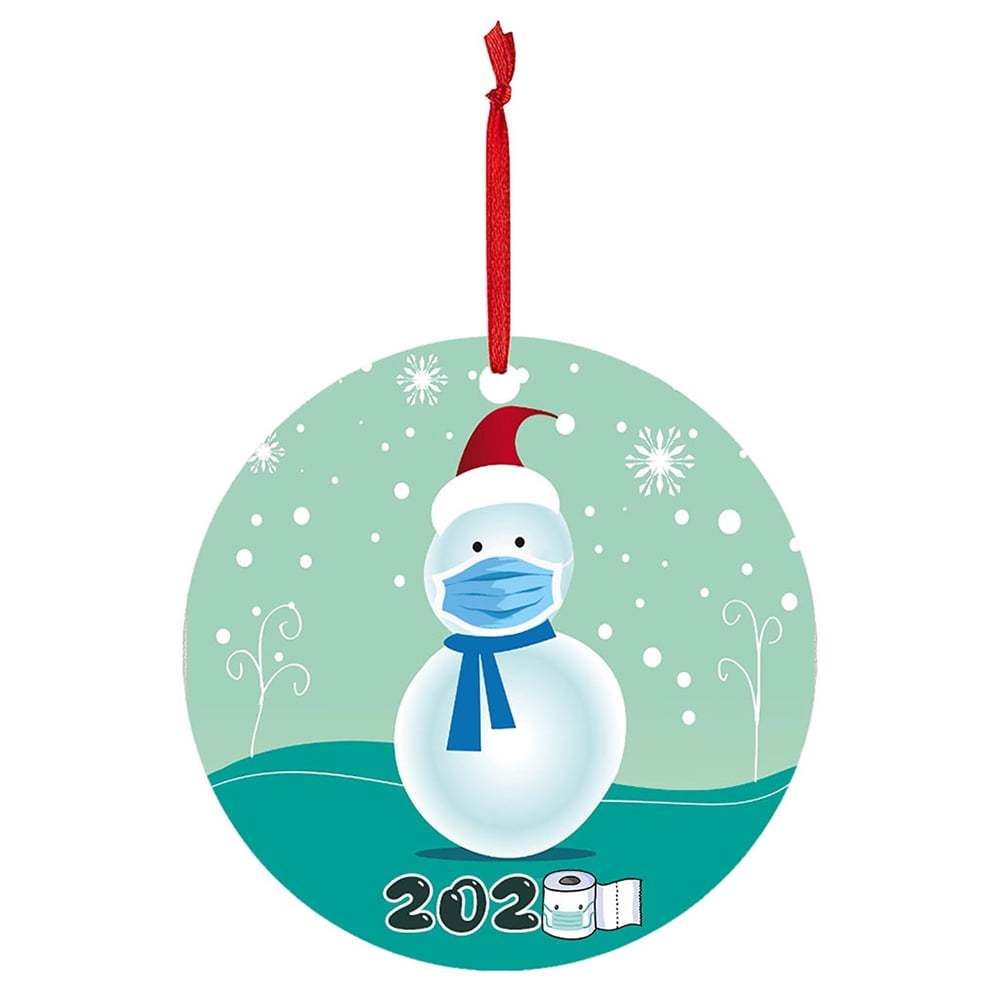 Hohaski 3PC 2020 Christmas Ornaments Hanging Decoration ...