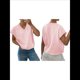 thumbnail image 2 of Tops Florales Bonitos de Corta para Mujer, con Decoración de Flores 3D, de Punto, Sueltos, para , Otoño y Verano 2025 Rosa XL, 2 of 7