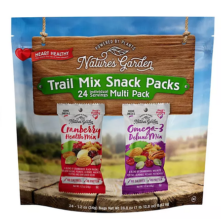 Nature's Garden Trail Mix Snack Packs, 1.2 oz., 24 pk.