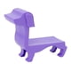 thumbnail image 1 of Soporte de botellas de botella de vino Dachshund para amantes de los perros Organizador de soporte de vino resistente para la decoración de escritorio violeta, 1 of 8