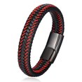thumbnail image 3 of STRAND MEN'S GENUINE LEATHER BRACELET, 3 of 4