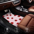 thumbnail image 4 of Balery Strawberry Pattern 4-Piece Floor Mats, Heavy-Duty Rubber Liners, Anti-Slip Design, All-Season Automotive Protection, Vehicles, Cars, Trucks, and SUVs, 4 of 5