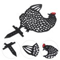 thumbnail image 3 of Muyoka Adornos de jardín, gallina, pollo, patio, arte, jardín, patio trasero, decoración de césped, regalo, negro, adornos de césped para patio trasero al aire libre Muyoka Hogar, 3 of 7