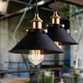 thumbnail image 2 of Farmhouse Pendant Lighting, Industrial Hanging Light Fixtures for Residential Spaces, Matte Black Pendant Light with Rust-Resistant Finish for Modern Design, 2 of 5