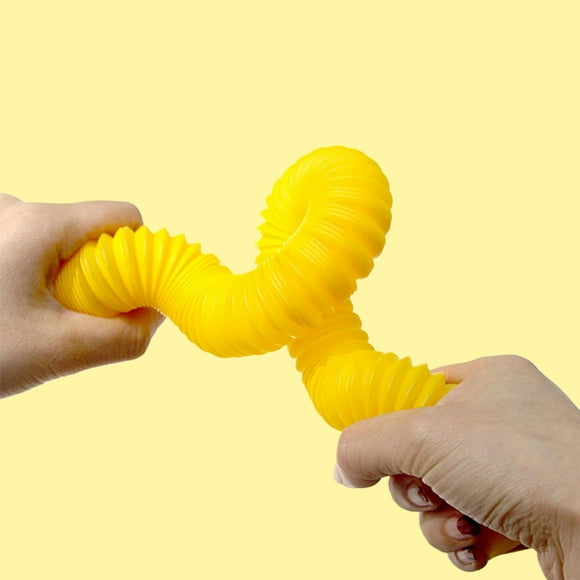 Cheers 8Pcs/Box Pop Tubes Creative Stress Relief Plastic Kid Pop Tube Sensory Toy for Boy and Girl