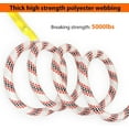 thumbnail image 6 of 1 Pcs Safety Harness Fall Protection, Half-Body Roofing Harness Kit with 6 Ft Lanyard, 6 of 6