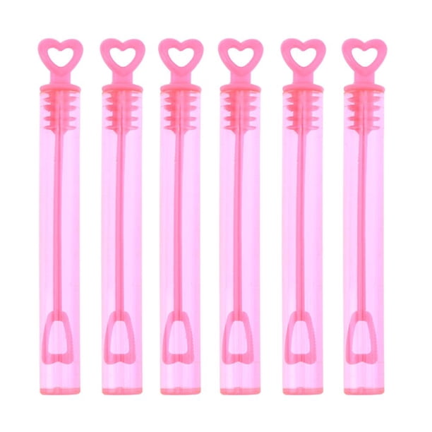 Botellas de jabón de burbujas vacías con forma de corazón juguete para niños (rojo) JShteea libre de BPA
