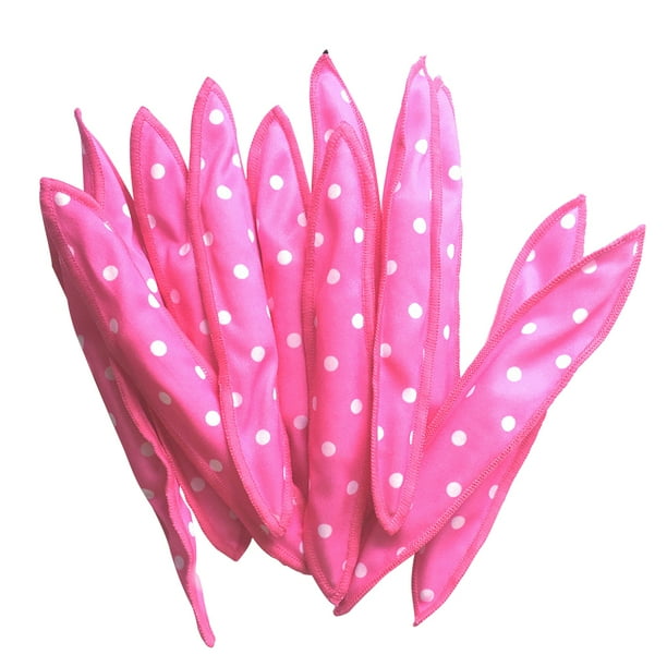 30 piezas de herramientas para rizar el cabello con forma de orejas de conejo para dormir, herramientas para rizar el cabello ondulado para mujeres