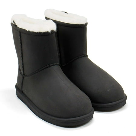 

Boatilus Girls Pepper 20 Lined Rain Boots Black 2 M US