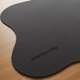 thumbnail image 2 of Plain Irregular Rug – Hand Tufted Solid Dark Gray Carpet for Contemporary Interiors, 2 of 5