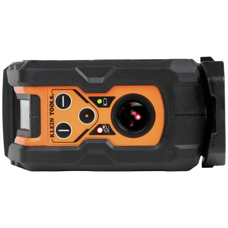 Klein Tools Green 91-ft Self-Leveling Indoor/Outdoor Cross-line Laser Level  with Cross Beam in the Laser Levels department at