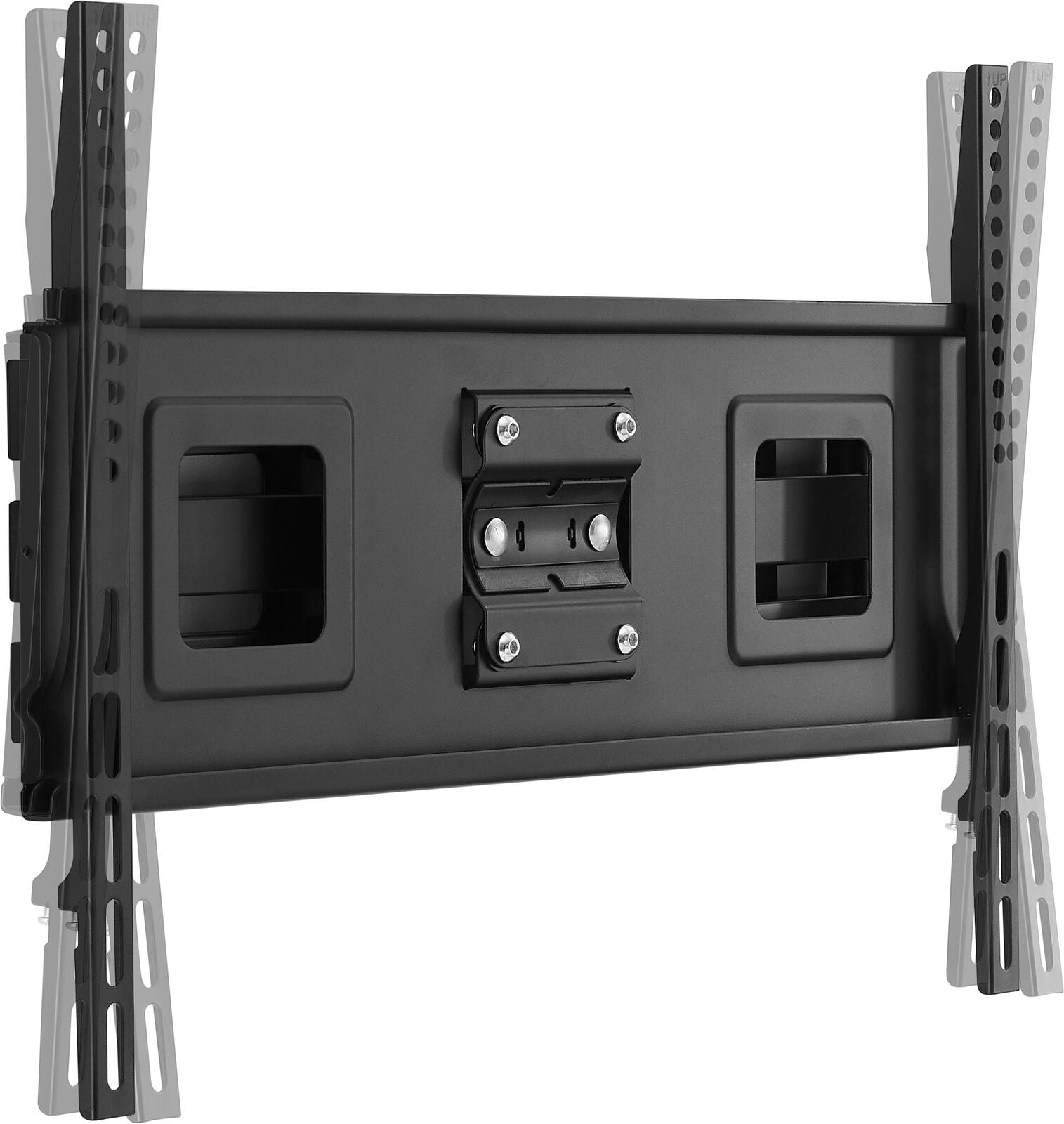 Best Buy Essentials - Full Motion TV Wall Mount for 47–84" TVs - Black