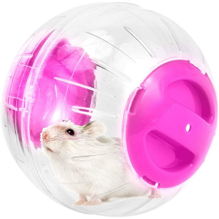 New Cute Hamster Running Ball 4.74 Inches Crystal Ball for Hamsters Small Silent Exercise Wheel Small Animals Cage Accessories Small Animal Pet