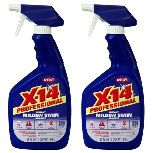 X14 Professional Instant Mildew Stain Remover Bulk, [NonAerosol