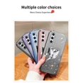 thumbnail image 6 of Glitter Cover Compatible with Samsung Galaxy A34 5G Case Butterfly Kickstand Case for Samsung A34 5G Soft TPU Electroplated Bling Shockproof Shell for Women Girls Cover for Galaxy A34 5G, 6 of 7