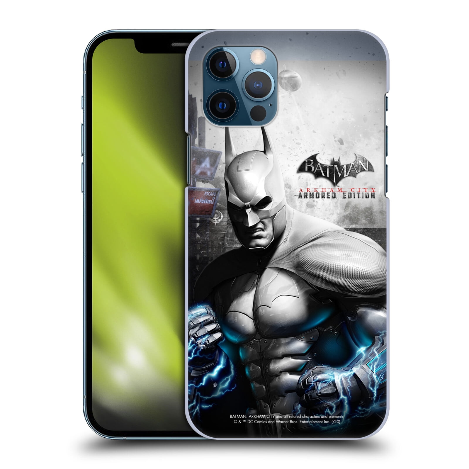 Head Case Designs Officially Licensed Batman Arkham City Key Art Catwoman  Hard Back Case Compatible with Apple iPhone 14 Plus 