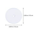 thumbnail image 2 of 100pcs Practical Earring Safety Backs Plastic Earring Back Stopper Earring Pad, 2 of 9