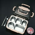 thumbnail image 3 of EGNMCR Lunch Bags for Women Lunch Box Bento Box Thermal Insulation Bento Box Tableware Set Portable Lunch Box Student Lunch Box Lunch container, 3 of 3