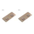 thumbnail image 3 of Bewildely Ganchos Perchas autoadhesivas Ganchos de estante sin rastro montados en la pared de plástico, Ganchos dobles, 2pcs / set Pegatinas de dibujo 2 piezas 2piezas Bewildely CBP269541, 3 of 6