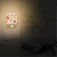 thumbnail image 2 of Yayeee LED Night Lights with Motion Detectors Auto Dusk to Dawn Light Sensors, 2 Pack, Red Retro Pattern, 2 of 7