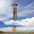 thumbnail image 2 of Woodstock Wind Chimes Signature Collection, Precious Stones Chime, 11'' Tiger's-Eye Wind Chime PSTE, 2 of 6