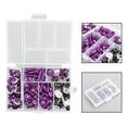 thumbnail image 3 of 158PCS Motorcycle Sportbike Windscreen Fairing Bolt Kit Fastener Clip Screw Purple, 3 of 10