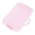 thumbnail image 1 of HEALEEP Plateau de Sable Rose en ABS avec Couvercle pour Rangement de Jouets pour Enfants Pratique et Commode pour Usage Intérieur et Extérieur 16.5x10.5x5.5 Pouces, 1 of 8