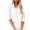 White, variant on Feancey Womens Button Down Gauze Shirt Roll Up Long Sleeve Linen Blouses Dressy Casual Business Work Tops Loose Fit Summer Beach Shirts Black L