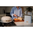 thumbnail image 5 of Thyme & Table 7-Piece Knife Block Set, Light Blue, 5 of 6