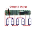 thumbnail image 4 of 5S 12A/6S15A 18V 24V Lithium Protection Board For 5/6 Pack 18650 PCB BMS Li-ion Battery Cell Module ,Long Lasting, 4 of 5