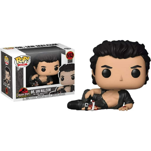 Funko POP! Peliculas: Jurassic Park-Dr. Ian Malcolm Herido E Funko POP