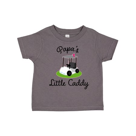 

Inktastic Papa Little Golf Caddy Gift Toddler Boy or Toddler Girl T-Shirt