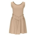 thumbnail image 6 of Sentmoon Flowy Dresses for Women Beach Breathable Regular Fit Womens Casual Dress Summer 2026 Bohemian Dress with Pockets Beach Vacation Essentials for Travel and Holiday Beige L, 6 of 10