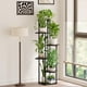 thumbnail image 2 of Soporte para Plantas de 6 Niveles Negro Macetero Moderno de Madera y Metal Estante Ahorrador de Espacio para Macetas y Plantas Porta Macetas Decorativ, 2 of 6