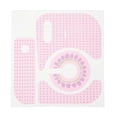 thumbnail image 1 of Body Stickers Polka Dot Sunflower Pattern PVC Creative Decorative Body Decal for Instax Mini12 Instant Camera for DIY Pink, 1 of 3