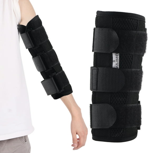 Arm Splint, Forearm Brace Mesh Cloth Steel Plate Highly Adhesive Hook and Loop Tape for Ligament Injuries for Fractures Of the Elbow Joint S