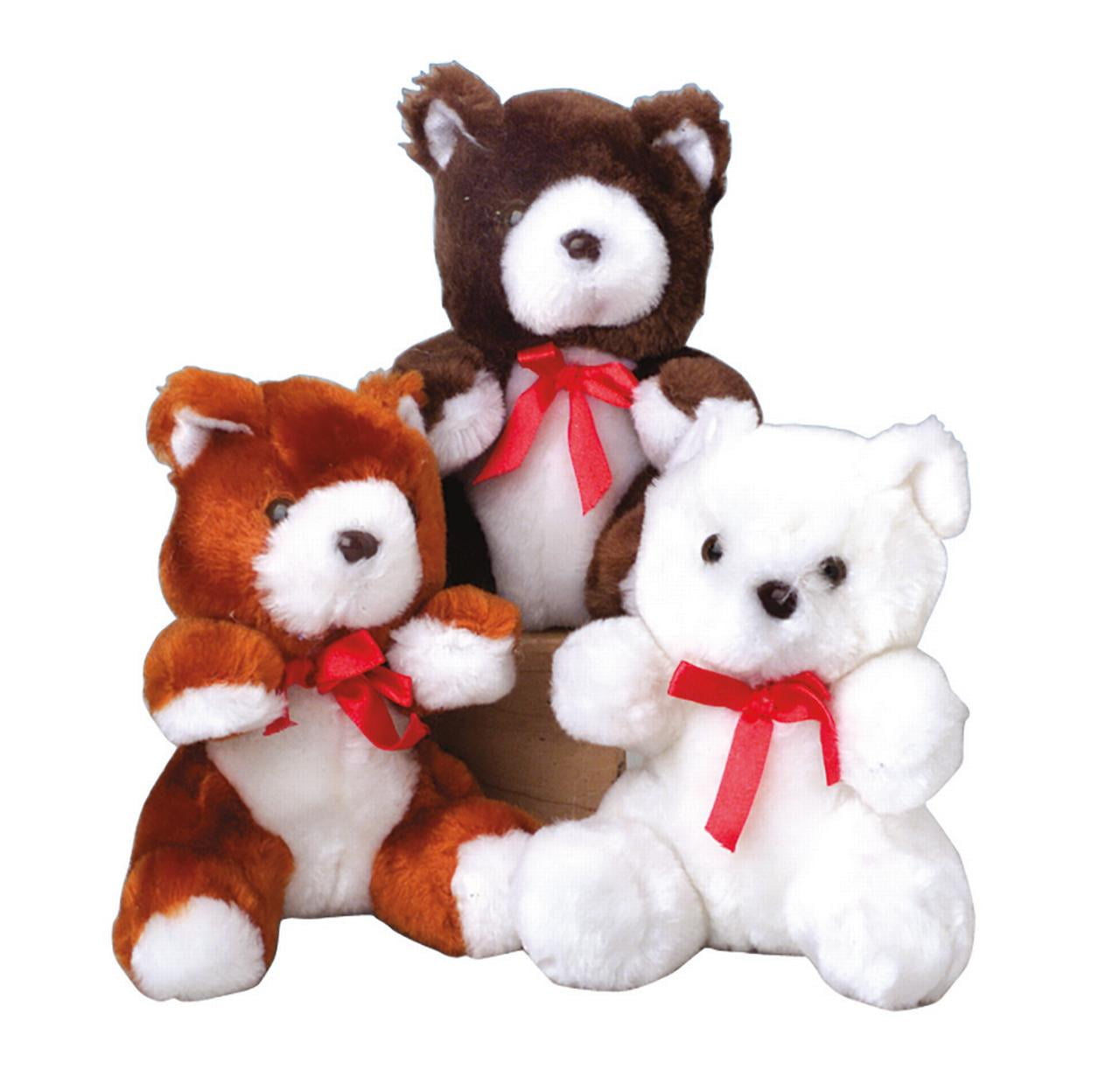 6" Brown Plush Teddy Bear Stuffed Animal Toy Gift New 