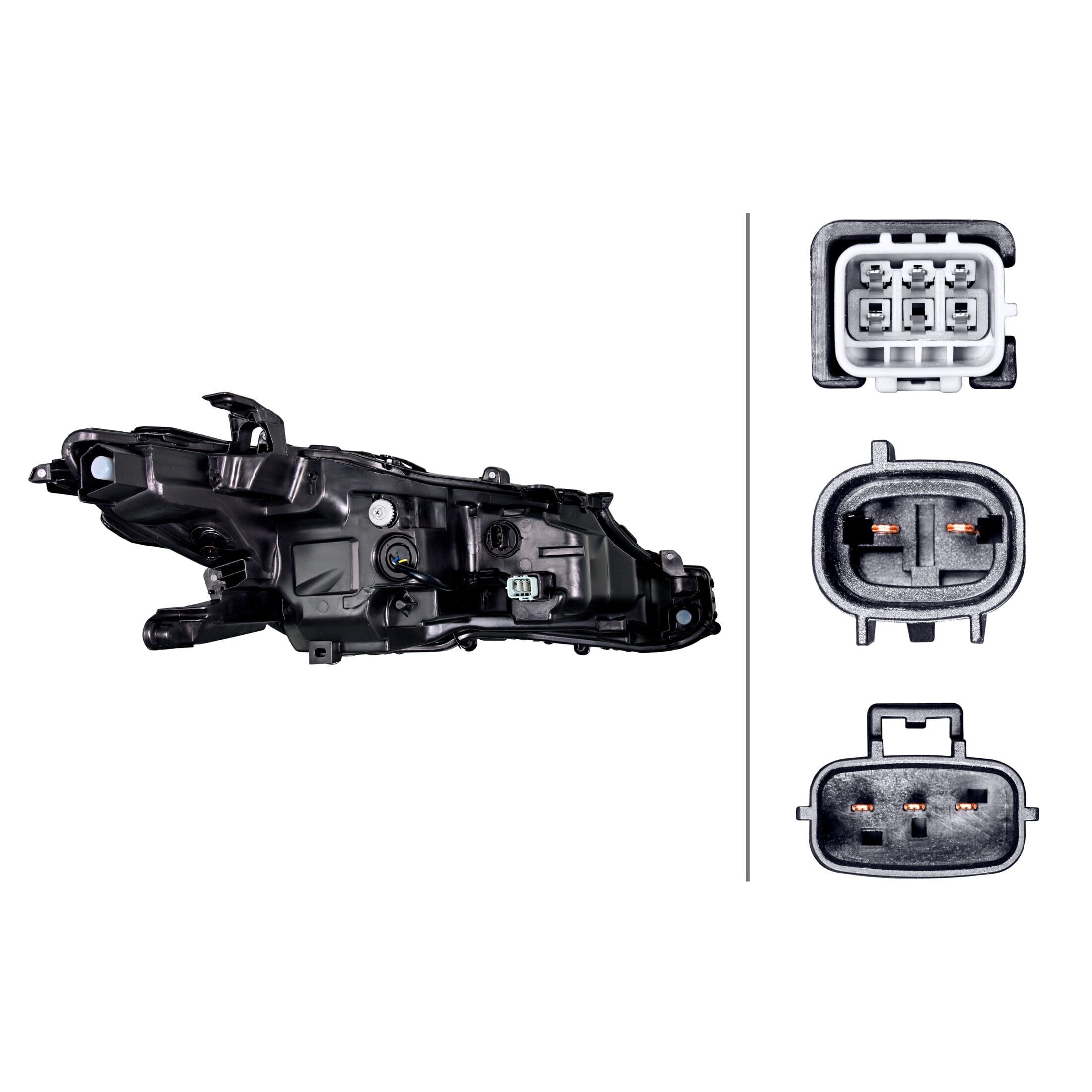 HELLA ValueFit Headlamp Assembly Toyota Camry, Drivers Side, 354888031, 81150-06C41, TO2502277