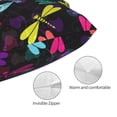 thumbnail image 3 of Pofeuu Colorful Dragonflies Print Polyester Microfiber Plush Pillowcases, Super Soft and Cozy Pillow Case Covers with Envelop Closure（Pillow core not included）-20"x30", 3 of 6