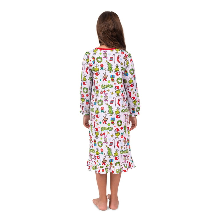 Grinch nightgown girl hotsell