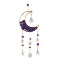 thumbnail image 2 of Clearance! Natural Crushed Stone Amethyst Powder Quicksand Moon Garden Decoration Light Collection Pendant, 2 of 3