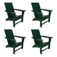 thumbnail image 1 of Palms Modern Folding Poly Adirondack Chair (Set of 4), 1 of 8