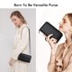 thumbnail image 2 of Bandolera RONSIN tipo cartera con tarjeta RFID negra para mujer, 2 of 6