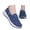 shoes 144#Blue, variant on oqasdz Womens Casual Shoes Slip On Soft Sole Platform Mesh Breathable Walking Shoes Fashion Loafers Comfortable Everyday Summer Outdoor