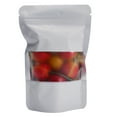 thumbnail image 6 of Worgeous White Stand Up Reclosable Zip Bag with Clear Window for Food Storage Made of Aluminum Foil and PE 10x15+3, 6 of 6