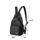 thumbnail image 5 of Sling Mochila Bolso Cruzado La Mujeres Oxford Tela Sólido Hombro Cofre Casual, 5 of 9