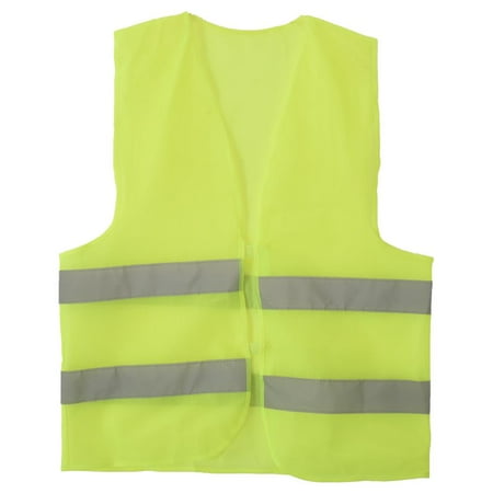 

Reflective Fluorescent Vest Green Vest Outdoor Safet Y Clothing Running Ventilate Safe High Visibility Xxl