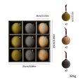 thumbnail image 2 of 9 Pcs Velvet Christmas Balls Flocked Tree Ornaments 3.15 Inch, Soft Velvet Baubles with Hanging Rope for Xmas Tree, Flocked Christmas Ornaments for Holiday Wreath and Garland Decor, 2 of 5