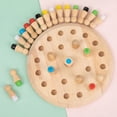 thumbnail image 5 of Juegos interactivos divertidos de madera para niños, educación temprana, memoria de colores, ajedrez, concentración, padres e hijos, rompecabezas de ciencia y educación, 5 of 5