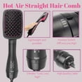 thumbnail image 5 of Hair Dryer Brush Blow Dryer Brush in One,3 in 1 One Step Hair Dryer and Styler,Negative Ion Hair Straightener Hot Air Styling Tool for Straightening Drying Smoothing, 5 of 7